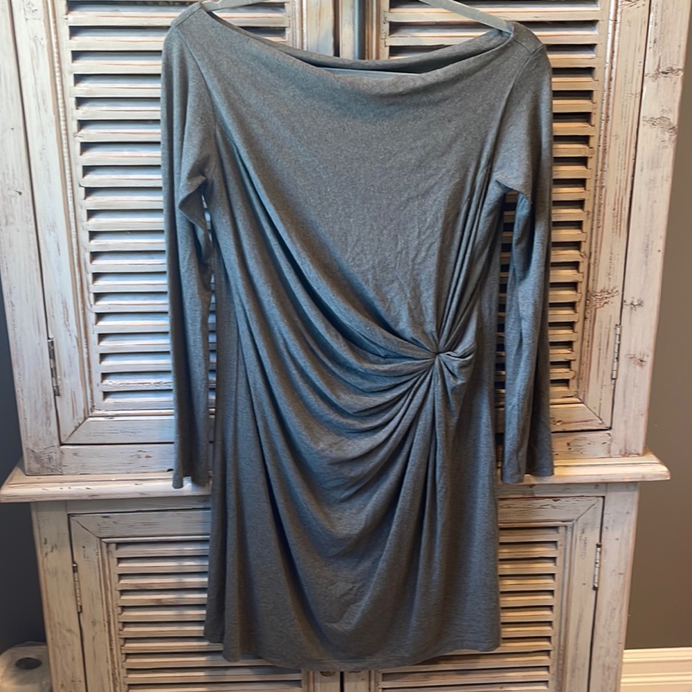 Gender Bias Women's Casual Long Sleeve Dress Green Size Large